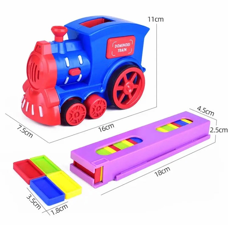 Electric Dominoes Train, Unbreakable Train For Kids, Train Toy Stacking Block Set Electric Dominoes Train, Unbreakable Train For Kids, Train Toy Stacking Block Set
